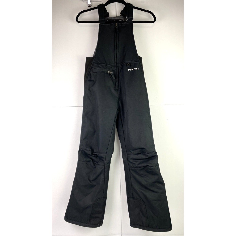 Arctix Kids Black Insulated Bibs Overalls Ski Snow Pants Youth Board Medium